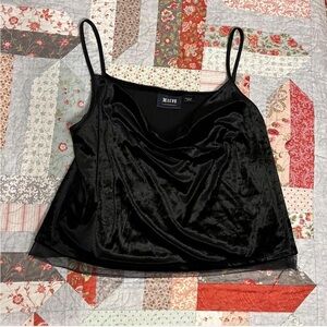 Maeve Black Velvet Cami - size M